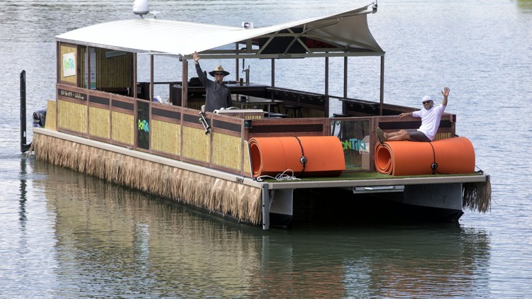 New For 30 Live Music Bar And Tvs Aboard Tiki Boat In Jupiter